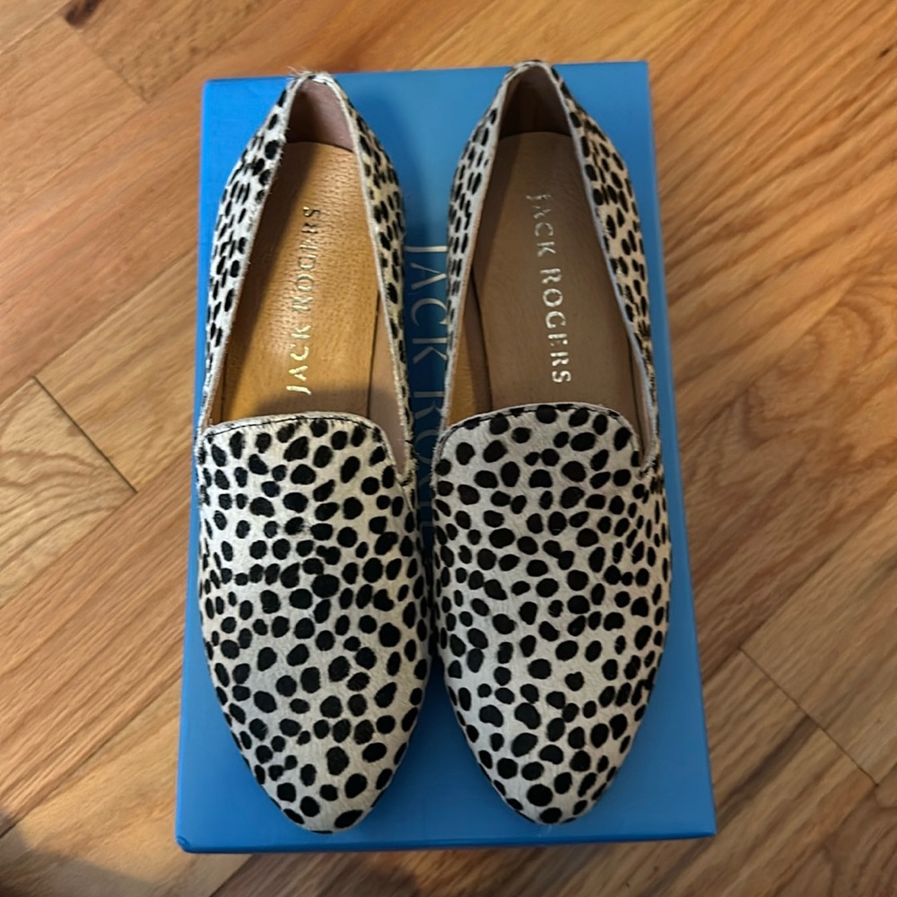 JACK ROGERS Audery Haircalf Loafer size 6